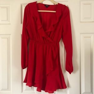 Red Mini Dress from Express